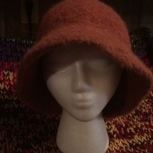 Hand made knitted felted hat